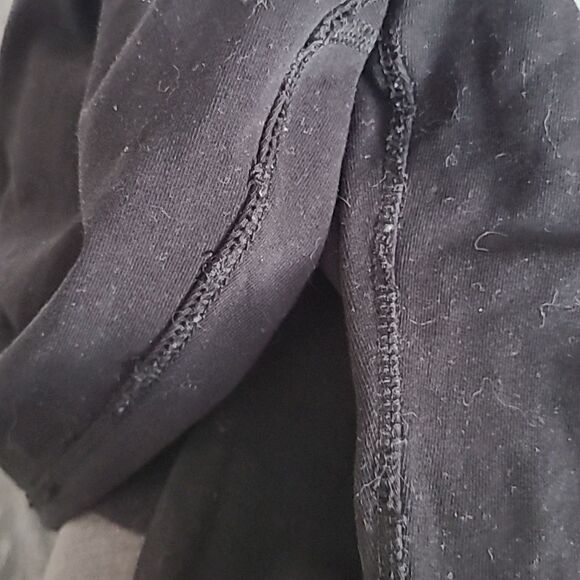 Forever 21 Black Crop Length Black Legging Bundle Crisscross Pocket High Waist - Picture 6 of 6